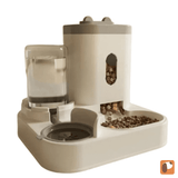 Automatic Pet Feeder & Water Dispenser with 3.8L Capacity
