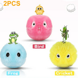Interactive Plush Cat Ball — Sound-Activated Play Toy for Indoor Cats