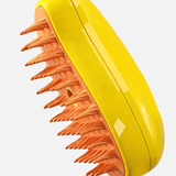 Steam Pet Grooming Brush – De-Shedding Hair Removal for Dogs & Cats