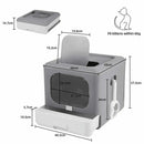 Enclosed Cat Litter Box – Durable, Leak-Proof and Easy to Clean