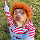 Chucky Pet Costume – Scary & Hilarious Halloween Outfit for Dogs & Cats