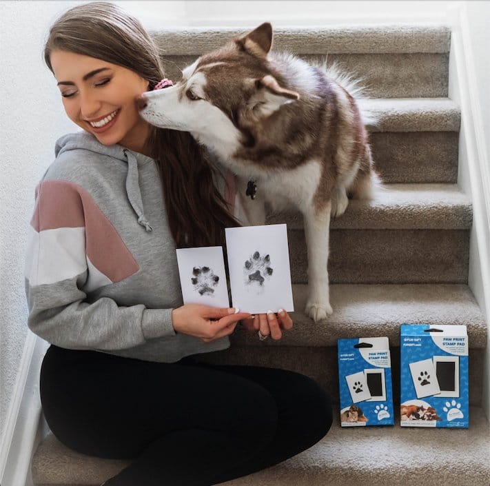 Paw Print Memory Ink Pad — Mess-Free Paw Print Keepsake for Pets