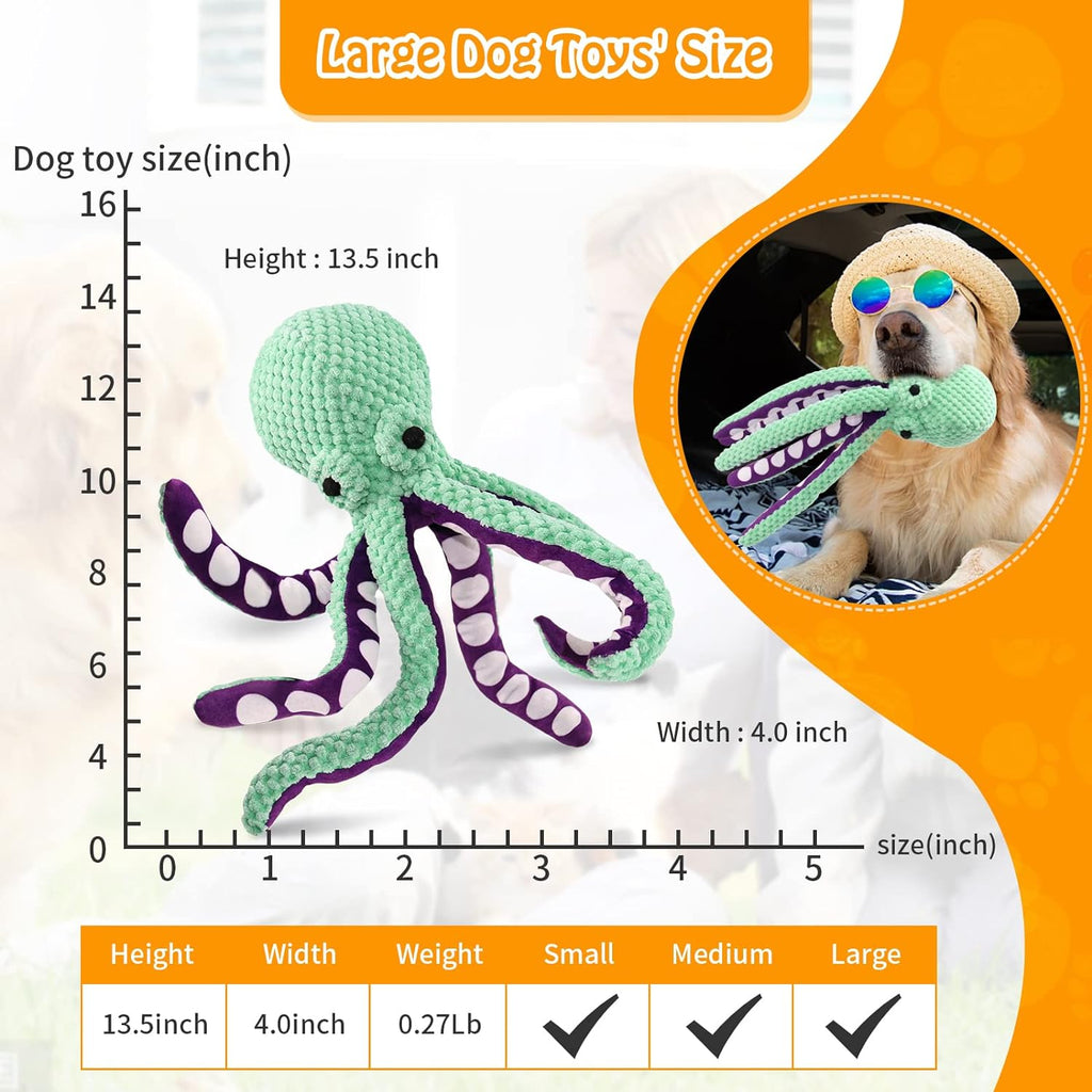 Squeaky Plush Dog Toy — Soft Plush Comfort with Built-In Squeaker