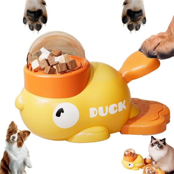Duck Treat Dispenser – Slow Feeder & Interactive Toy for Dogs