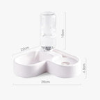 Smart Feeder & Water Dispenser — 2-in-1 Corner Pet Feeding Station