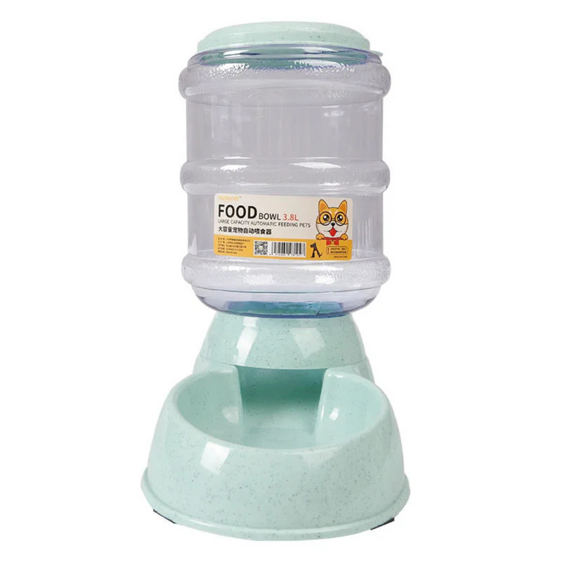 Automatic Pet Feeder & Water Dispenser – 2-in-1 Food & Water Storage