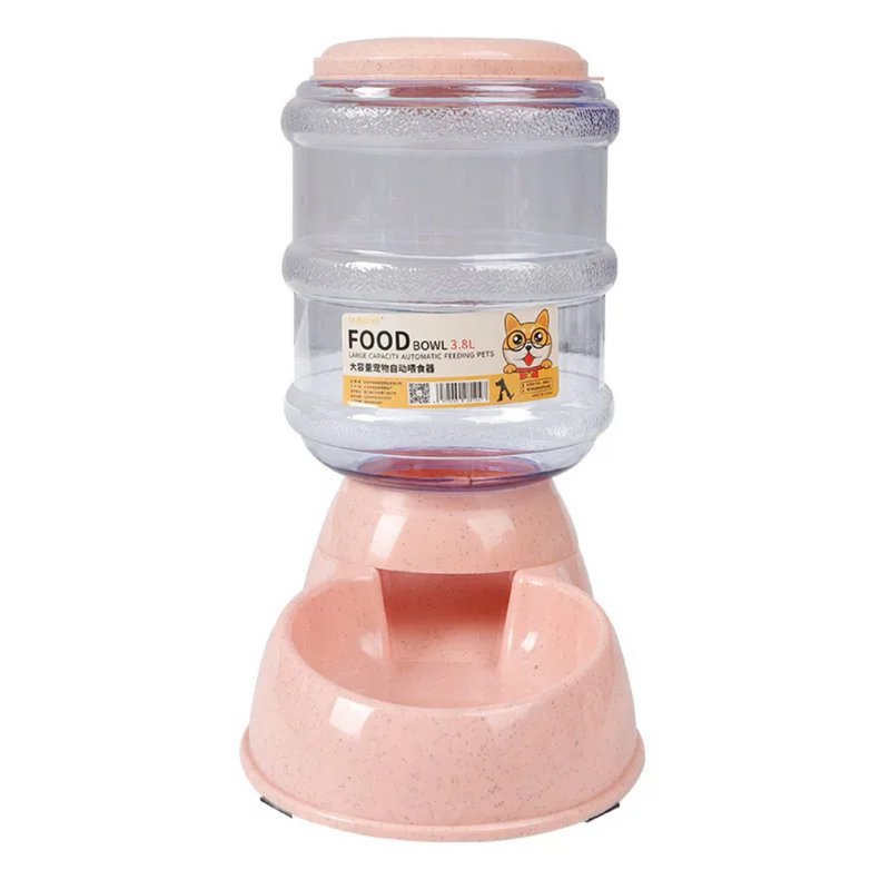 Automatic Pet Feeder & Water Dispenser – 2-in-1 Food & Water Storage