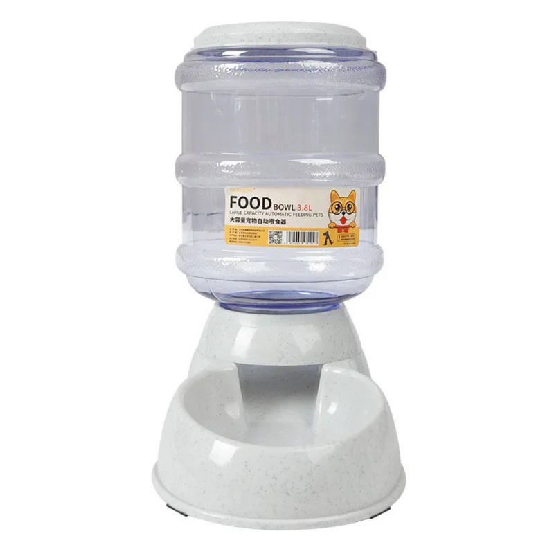 Automatic Pet Feeder & Water Dispenser – 2-in-1 Food & Water Storage