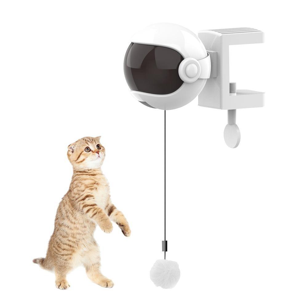 Automatic Interactive Cat Toy – 360° Rotating Treat Dispensing Toy