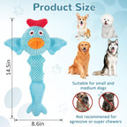 Squeaky Plush Dog Toy — Soft Plush Comfort with Built-In Squeaker