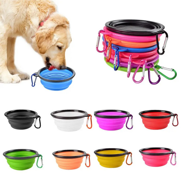 Collapsible Pet Bowl – Portable Food & Water Feeder for Dogs and Cats