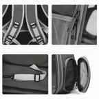 Pet Carrier Backpack – Transparent Panoramic Window for Cats & Dogs