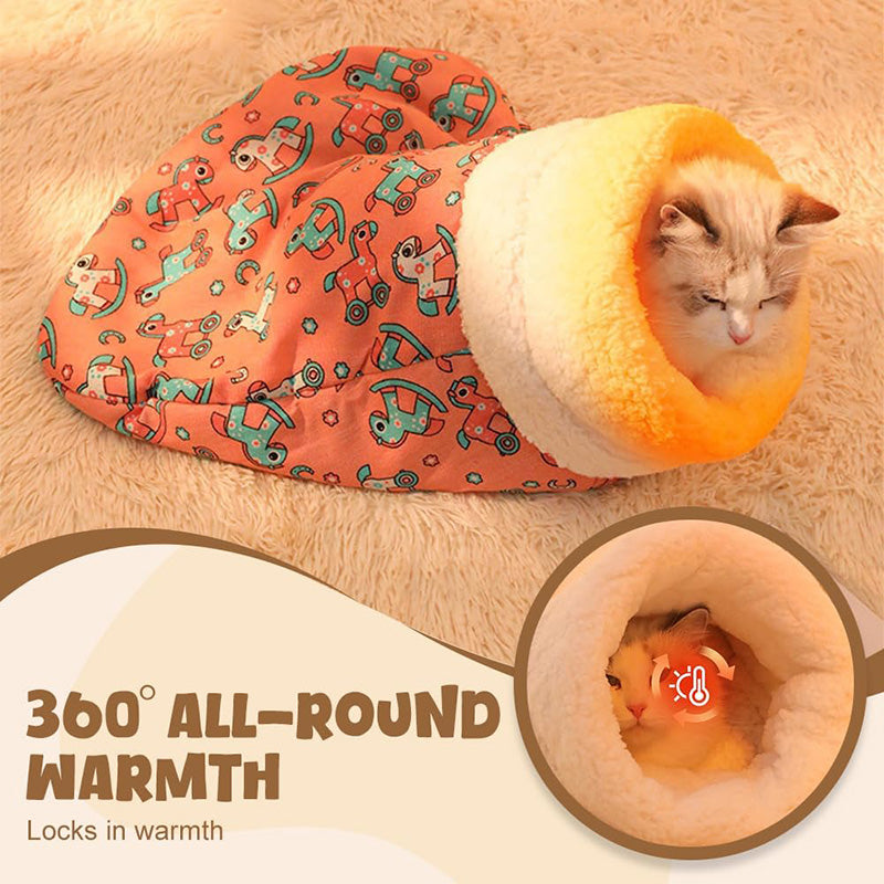 CuddleCloud – 3-in-1 Cat Sleeping Bag, Pad & Tunnel