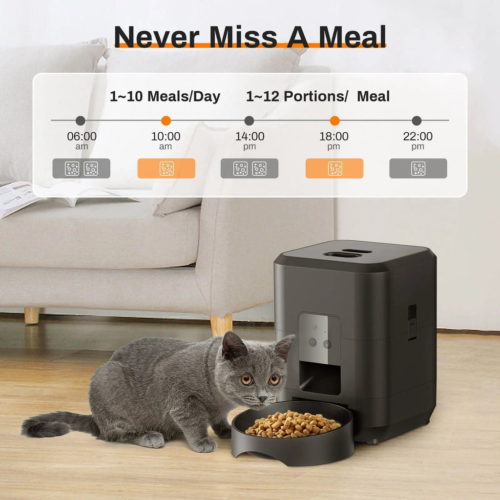 Automatic Pet Feeder — Scheduled & Portion-Control Feeding for Dogs & Cats
