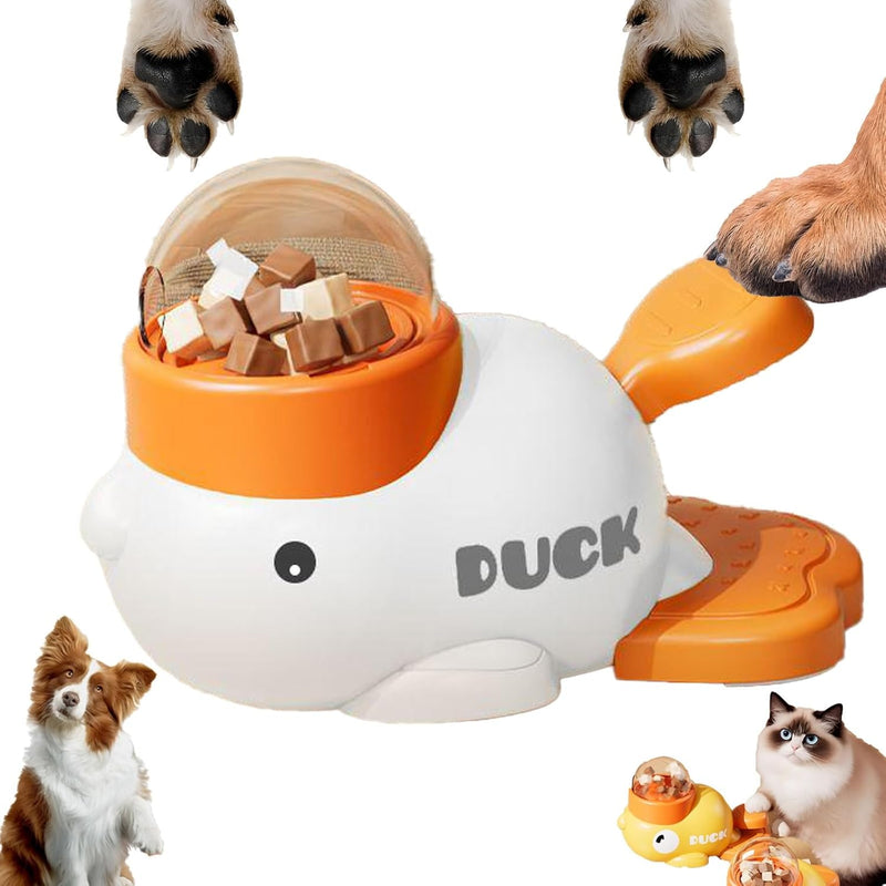 Duck Treat Dispenser – Slow Feeder & Interactive Toy for Dogs