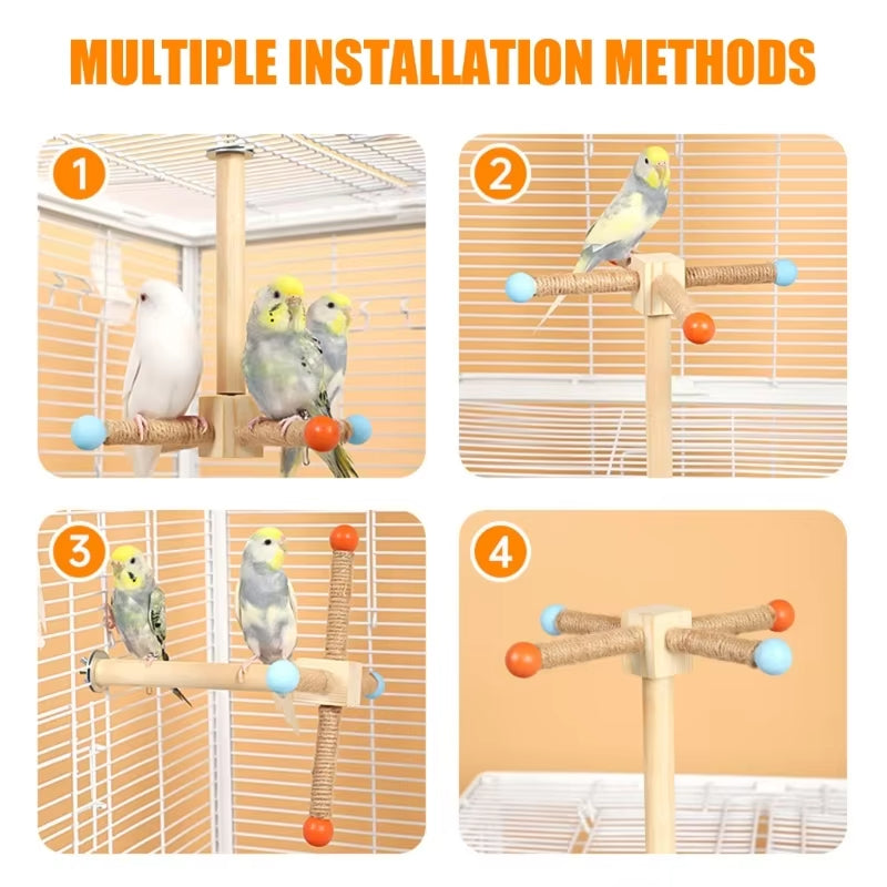 Bird Perch Chew Toy – Fun, Exercise & Stress Relief