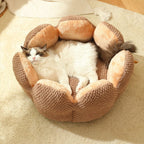 Flower Cat Bed — Plush Petal Design for Cozy Cat Comfort