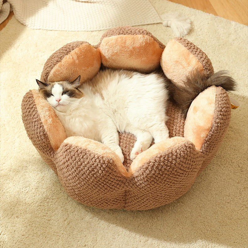 Flower Cat Bed – Cozy, Stylish & Adorable