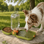 Portable Pet Travel Water & Food Dispenser