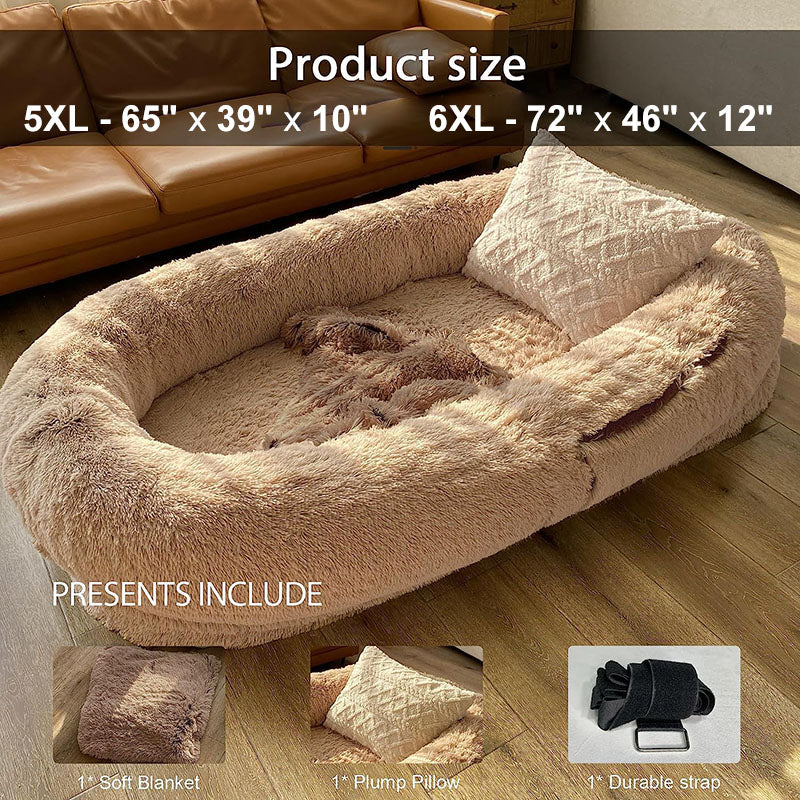Human-Sized Dog Bed – The Coziest Comfort You’ll Ever Experience!