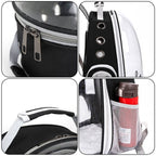 Pet Carrier Backpack – Transparent Panoramic Window for Cats & Dogs