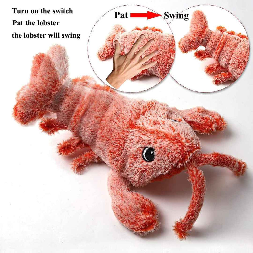 Floppy Lobster Interactive Dog Toy — Soft Plush Play for Indoor Fun & Gentle Chewing