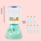 2-in-1 Pet Feeder & Water Dispenser – Gravity Food & Water Station