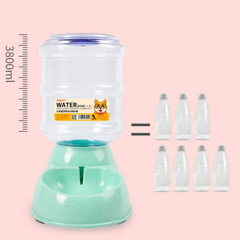 Automatic Pet Feeder & Water Dispenser – 2-in-1 Food & Water Storage