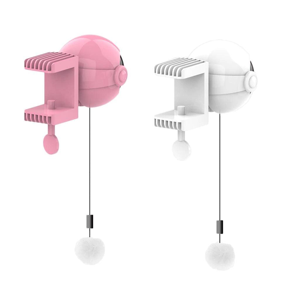 Automatic Interactive Cat Toy – 360° Rotating Treat Dispensing Toy