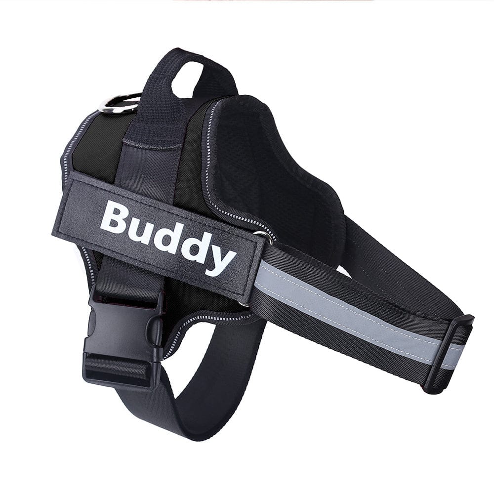 Personalized No-Pull Reflective Dog Harness — Adjustable, Secure & Safer Walks