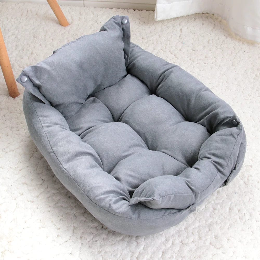 3-in-1 Convertible Pet Bed – Nest, Mat & Travel Comfort Anywhere