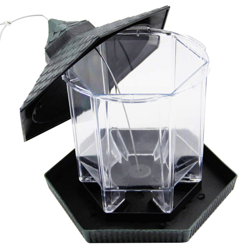 Green Squirrel-Proof Hanging Bird Feeder – Perfect for Garden & Yard