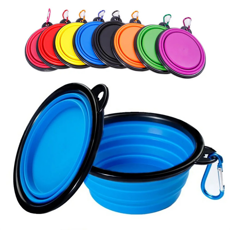 Collapsible Pet Bowl – Portable Food & Water Feeder for Dogs and Cats