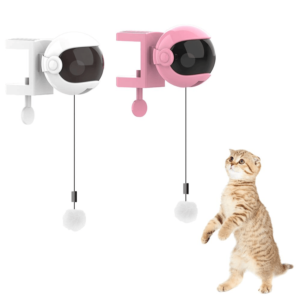 Automatic Interactive Cat Toy – 360° Rotating Treat Dispensing Toy