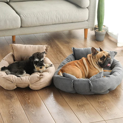 3-in-1 Convertible Pet Bed – Nest, Mat & Travel Pad