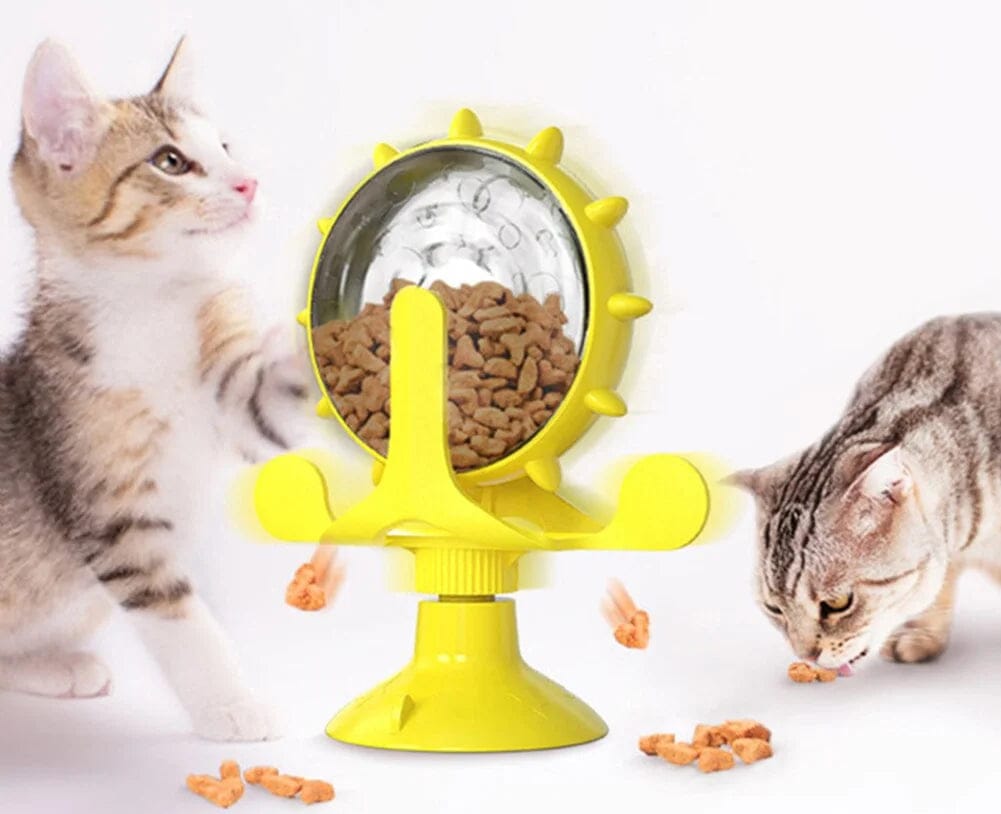 Interactive Treat Dispenser Toy — Puzzle Feeder for Dogs & Cats