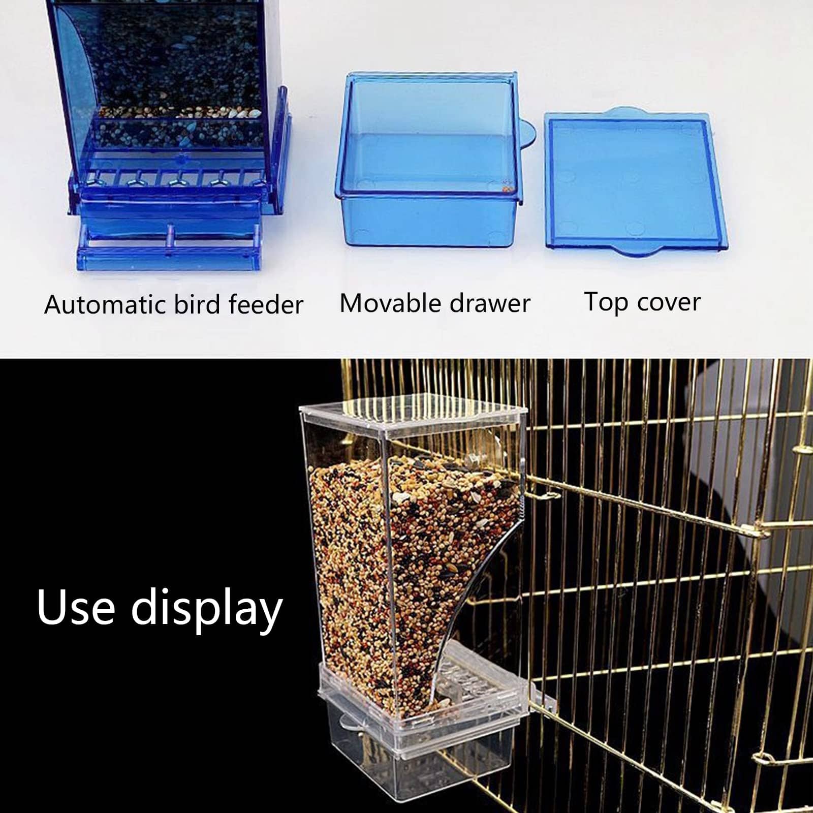 Automatic Gravity Bird Feeder – Clean, Dry & Always Available