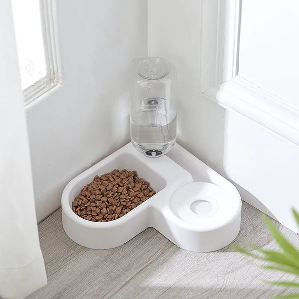 Automatic Pet Feeder & Water Dispenser – Smart & Space-Saving