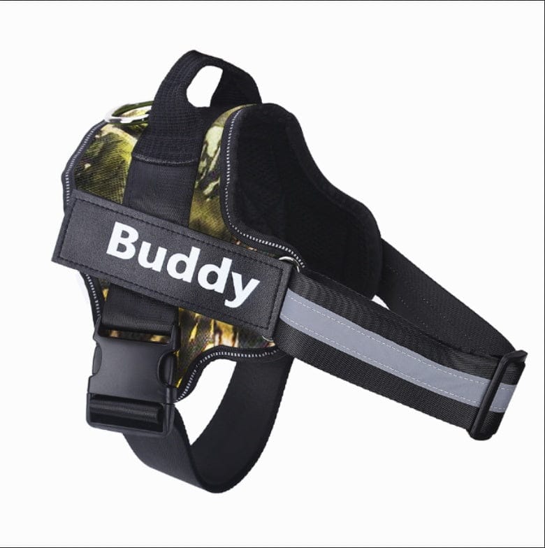 Personalized No-Pull Reflective Dog Harness — Adjustable, Secure & Safer Walks