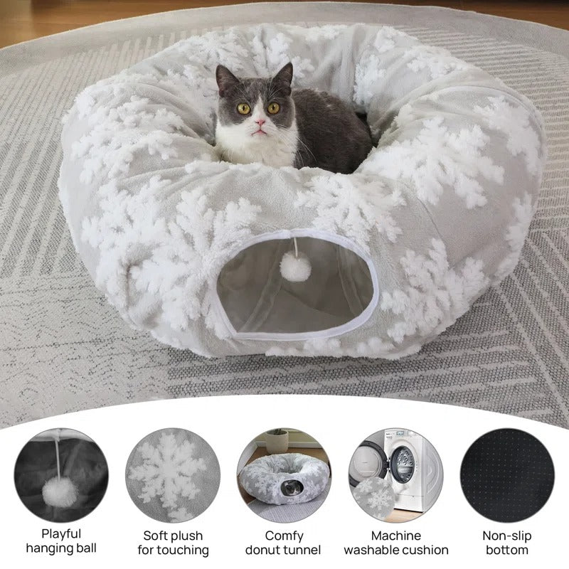 PurrTunnel – Cat Play Tunnel with Bed & Endless Fun