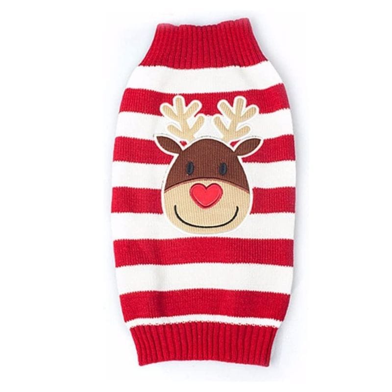 Rudolph Christmas Dog Sweater