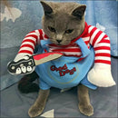 Chucky Pet Costume – Scary & Hilarious Halloween Outfit for Dogs & Cats