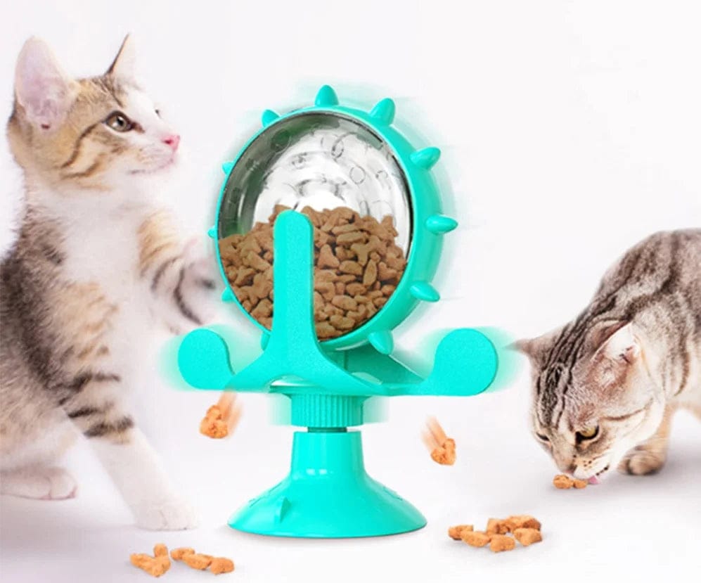 Interactive Treat Dispenser Toy — Puzzle Feeder for Dogs & Cats