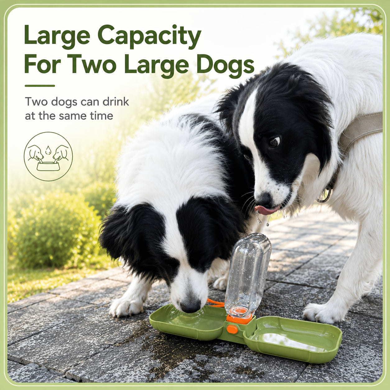 Portable Pet Travel Water & Food Dispenser