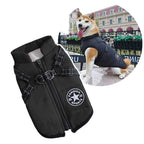 3-in-1 Dog Winter Jacket – Water-Resistant Coat with Fleece Lining