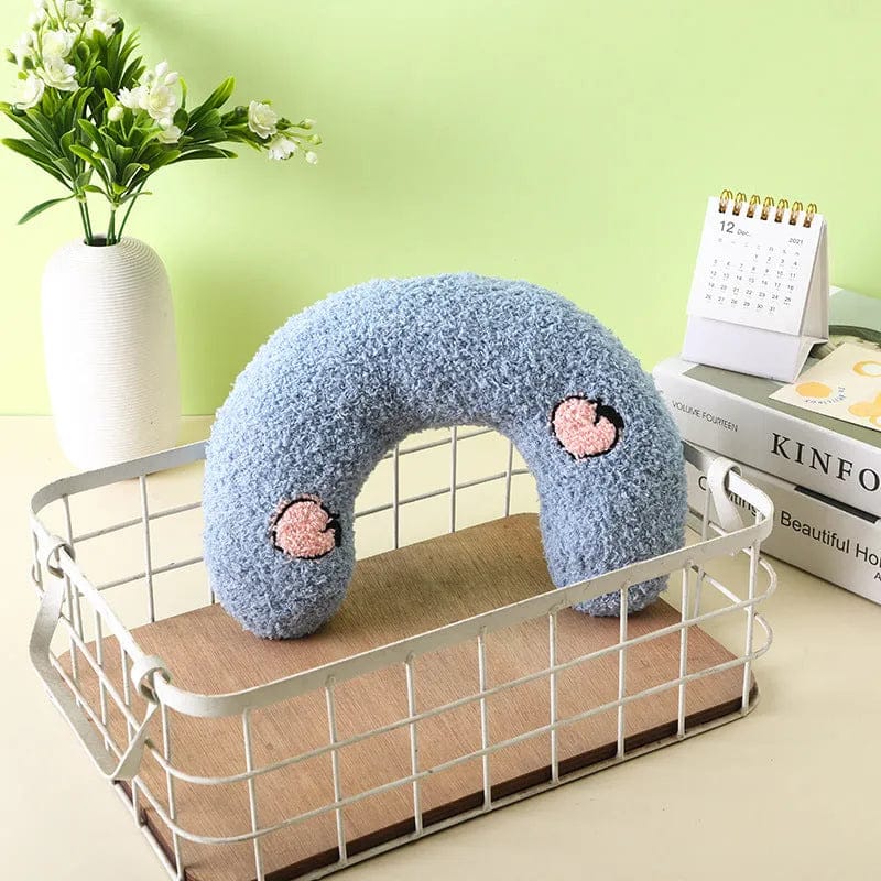 Calming Dog Pillow – Croissant-Shaped Cozy Support