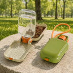 Portable Pet Travel Water & Food Dispenser