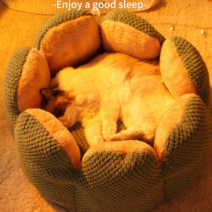 Flower Cat Bed – Cozy, Stylish & Adorable