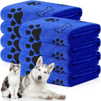 Microfiber Pet Towels 2-Pack — Quick Dry Absorbent Towels for Dogs and Cats