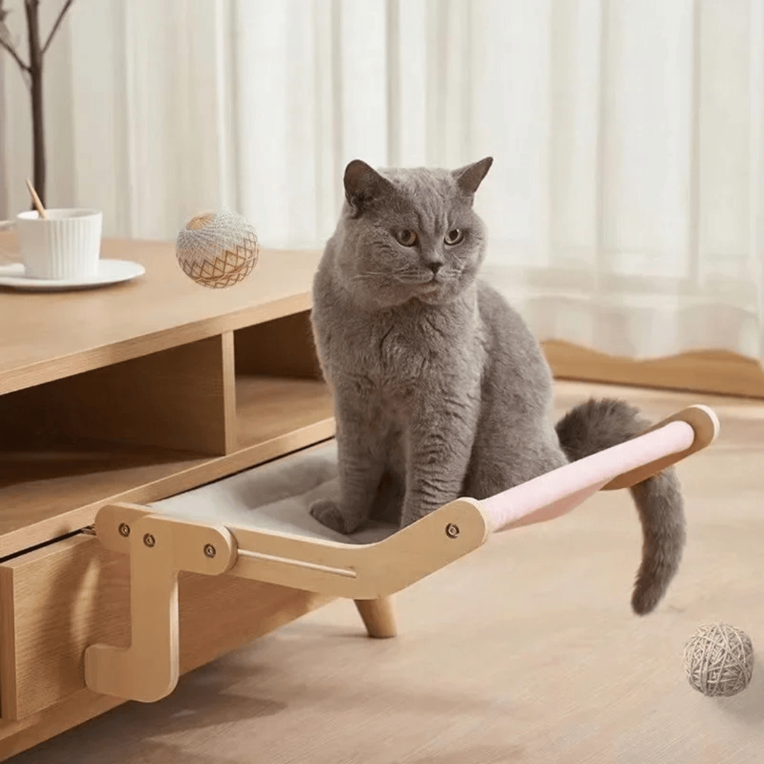 Elevated Cat Bed – Suspended Comfort & Modern Design